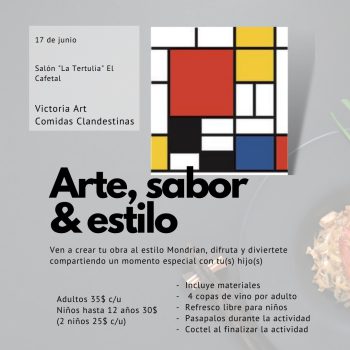 Arte, Sabor & Estilo (2 niños o mas c/u)